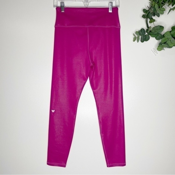 IVL Collective Shimmer Leggings Pink Fuchsia Size 8 Barbiecore Festival - Picture 7 of 7